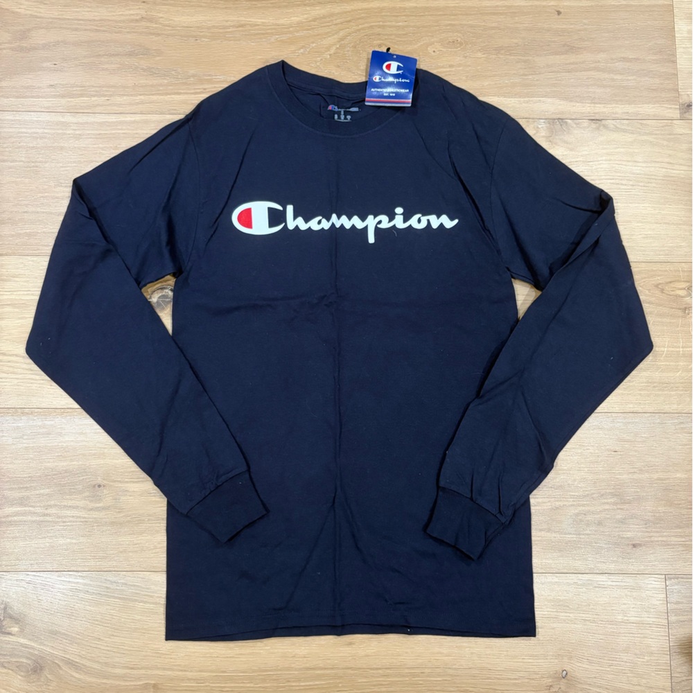 Champion Black Long Sleeve Shirt